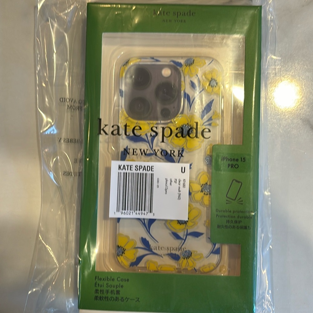 Kate Spade iPhone 15 pro case NIB